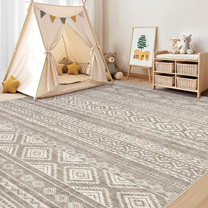 cotiled 8x10 Area Rugs Living Room Rug: Washable Boho Rugs - Image 7