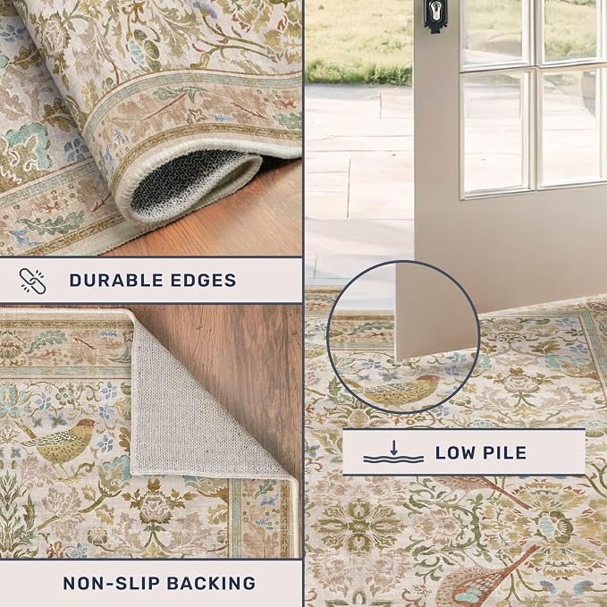 Hazo Haus 2'6"x8' Long Hallway Runner Rug - Image 5
