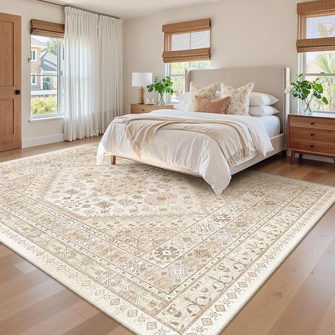 zesthome 9x12 Area Rugs, Stain Resistant Washable Rug, Ultra-Thin Rugs - Image 9