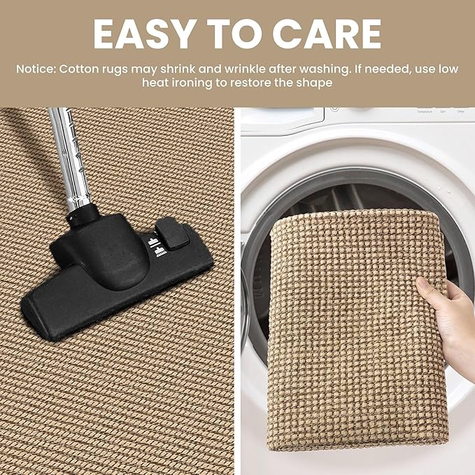 IOHOUZE Washable Runner Rug 3x12 Non Slip Rubber Backed Extra Long Hallway - Image 4
