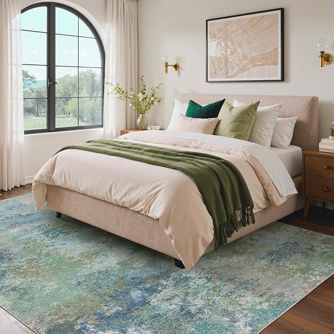 BEIMO Area Rugs 3x5 for Living Room Bedroom, Modern Abstract Machine Washable - Image 5