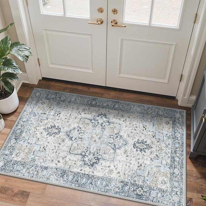 GENIMO Outdoor & Indoor Area Rug 3'x 5', Waterproof, Non-Shedding, Easy Cleaning by GENIMO