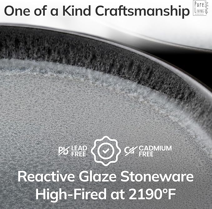 32 Piece Stoneware Dinnerware Set - Image 5