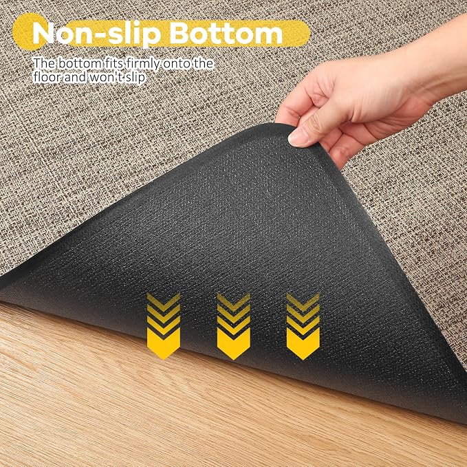 BesWin Large Office Chair Mat for Hardwood Floor, Heavy Duty Anti-Slip Floor - Image 5