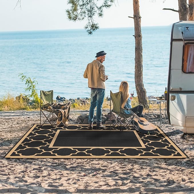 GENIMO 5' x 8' Outdoor Rug Waterproof - Image 2
