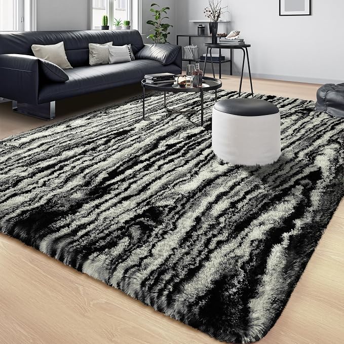 Tepook Area Rugs 9x12 for Living Room, Super Soft Fluffy Rugs for Bedroom - Image 8