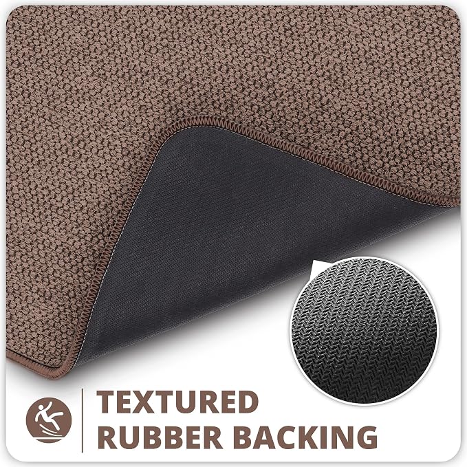 Bosap Bath Mat, Ultra Thin Bathroom Runner Rugs, Large Bath Mats - Image 4
