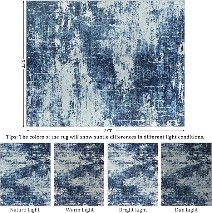 5x7 Area Rug Living Room Rugs - Image 2