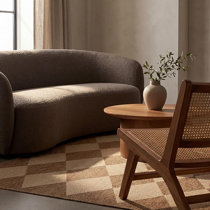 nuLOOM Outdoor Performance Collection Sabina Trellis Brown/Ivory, Soft and Cozy - Image 9