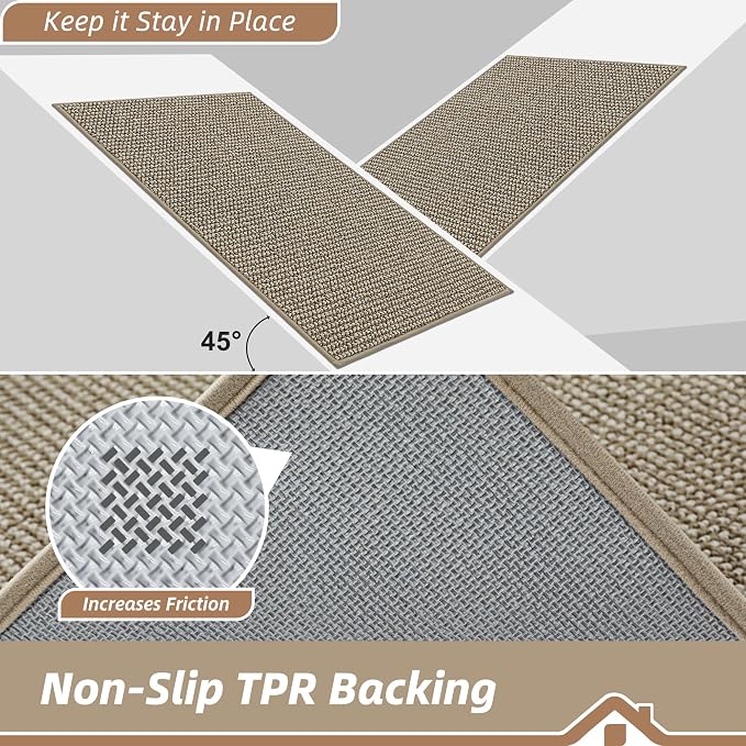 BEQHAUSE Dirt Trapper Door Mat 32" x 48", Non-Slip Washable Doormats Entrance - Image 6