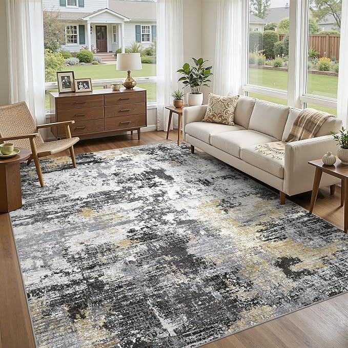 UERMEI 10x12 Area Rug for Living Room - Image 5