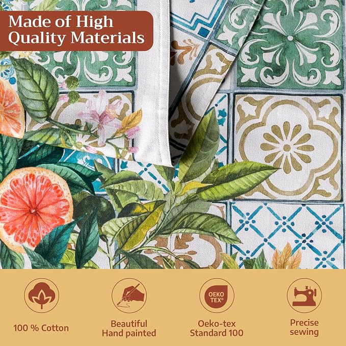 Maison d' Hermine Table Runner 100% Cotton 14.50" x 108" | Table Runners 108 - Image 3