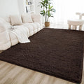 Litanika 8x10 Shag Area Rug for Living Room Bedroom, Non-Shedding Modern Indoor by Litanika