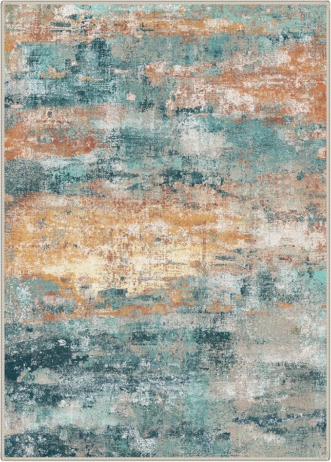 BEIMO Area Rugs 6x9 for Living Room Bedroom, Modern Abstract Machine Washable - Image 5