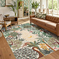 GarveeHome 5x7 Jungle Area Rug Washable Rugs by GarveeHome
