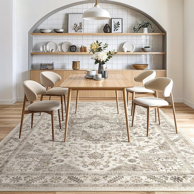 Vintage Living Room Area Rug 6x9 - Image 8
