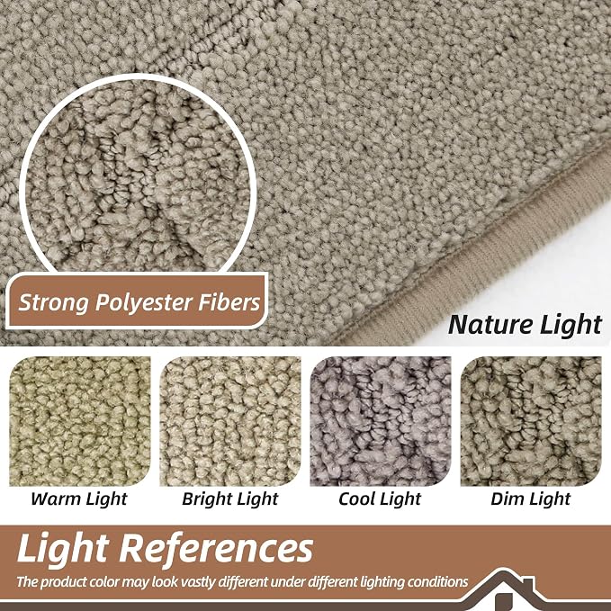 BEQHAUSE Dirt Trapper Door Mat 24" x 60", Doormat Non-Slip Entryway Rugs - Image 7