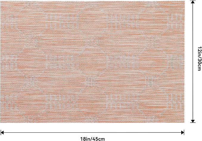 Leetaltree Coral Placemats Set of 4 - Image 9
