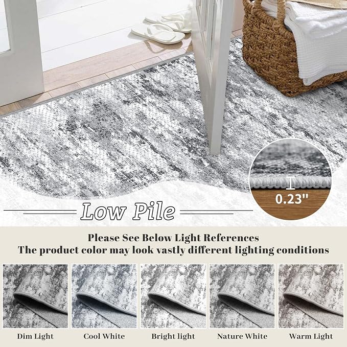 Washable Carpet Runners for Hallway 12ft-Non Slip Floor Runners for Dogs - Image 5