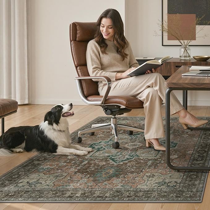 48"x60" Office Chair Mat for Hardwood Tile Floor, Under Desk Carpet Protector - Image 7