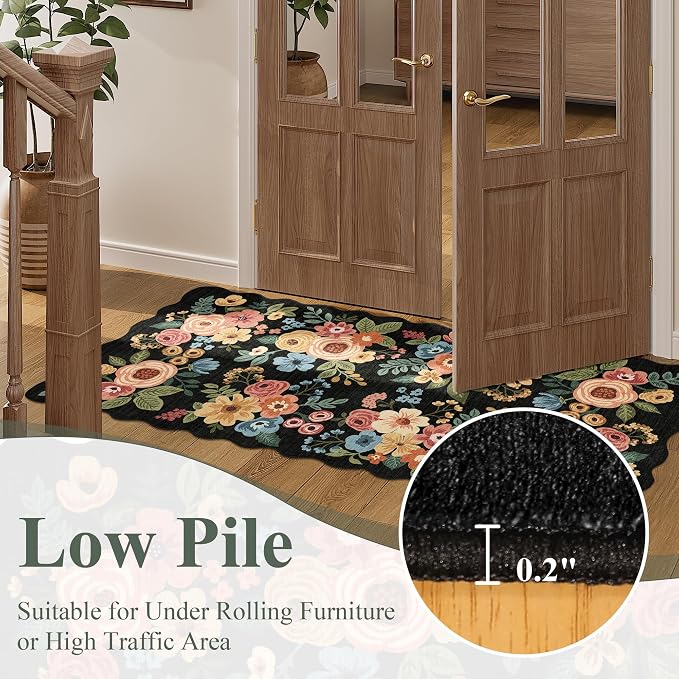 DUKINO 2x10 Runner Rug for Hallway, Washable Kitchen Rug - Image 9