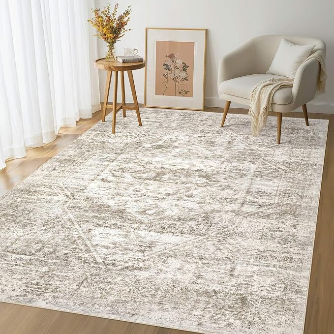 Vintage Living Room Area Rug 5x7 - Image 9
