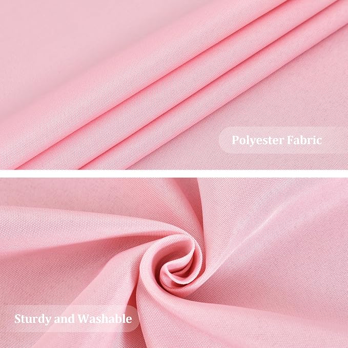Wolkemer Farmhouse Pink Table Runner Dining Table Runners 48 Inches Long | - Image 4