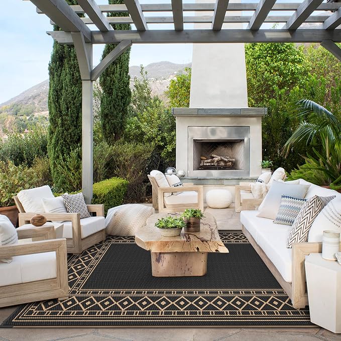 GENIMO Outdoor Rug Waterproof 6'x9' - Image 2