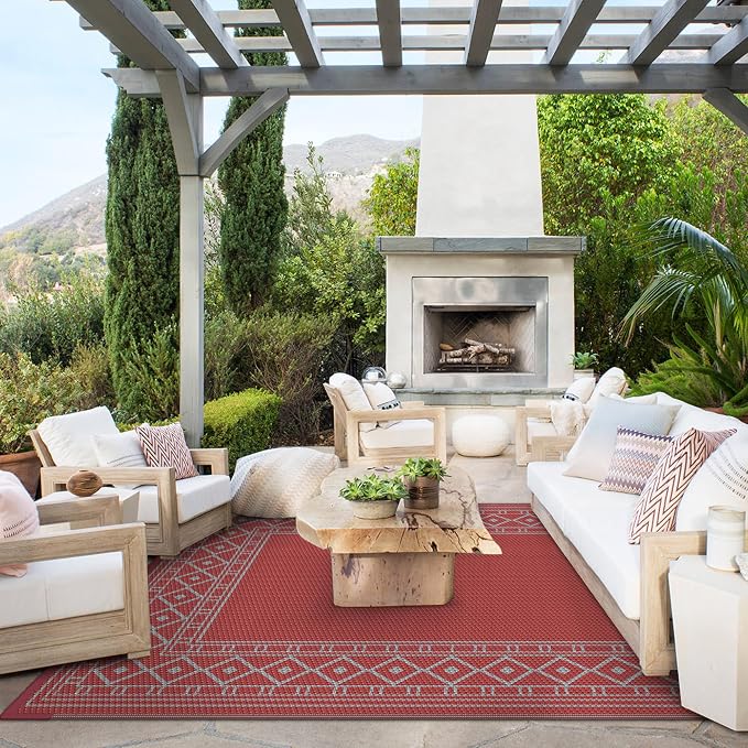 GENIMO Outdoor Rug Waterproof 8'x10' - Image 2