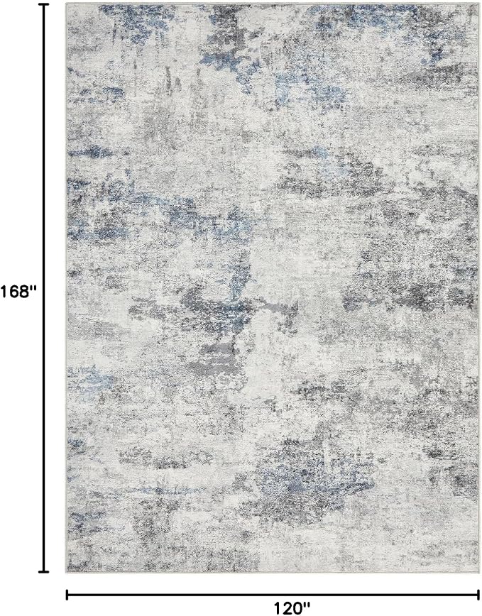 DMOYEST 10x14 Area Rug for Living Room, Washable & Non Slip Large Indoor Carpet - Image 2