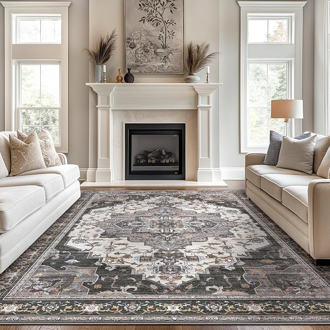 BEIMO Area Rugs 9x12 for Living Room Bedroom, Modern Modern Vintage Boho - Image 6