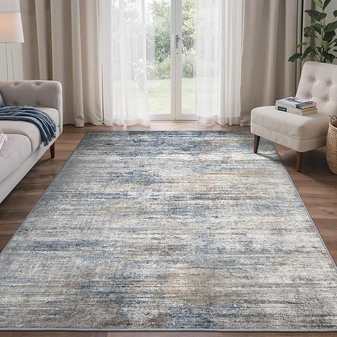 BEIMO Area Rugs 6x9 for Living Room Bedroom, Modern Abstract Machine Washable - Image 2