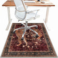48"x72" Office Chair Mat for Hardwood Tile Floor, Under Desk Carpet Protector by BESBLEE