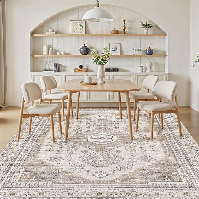 5x7 Washable Area Rug, Large Rugs - Image 6