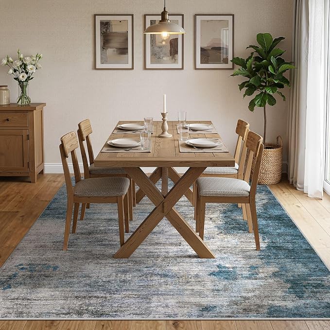 DMOYEST 10x12 Area Rug for Living Room, Washable & Non Slip Large Indoor Carpet - Image 2