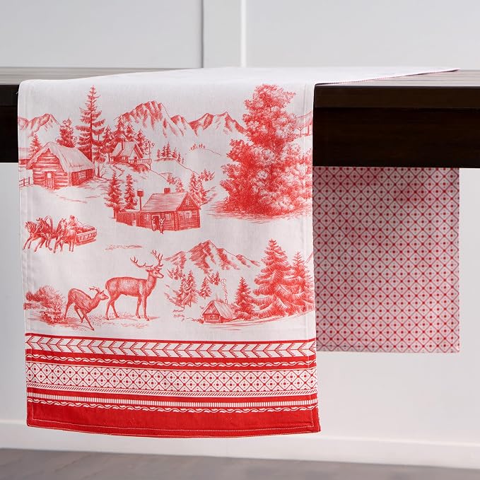Maison d' Hermine Table Runner 100% Cotton 14.50" x 72" | Table Runners 72 - Image 8