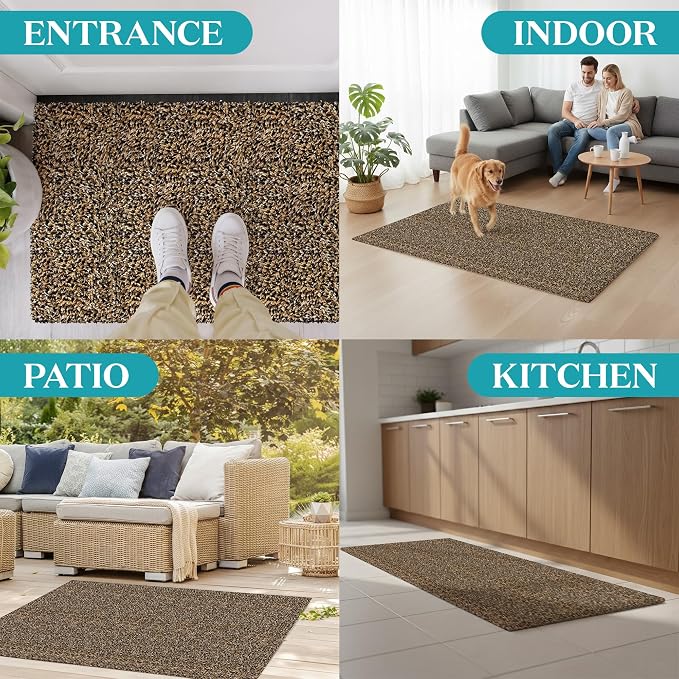 Premium Microfiber Indoor Door Mat – 36"x60" Washable Entry Mat, Waterproof - Image 6