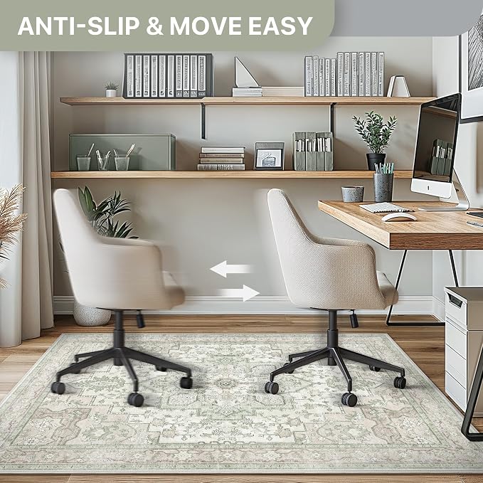 48"x60" Office Chair Mat for Hardwood Tile Floor, Under Desk Carpet Protector - Image 5