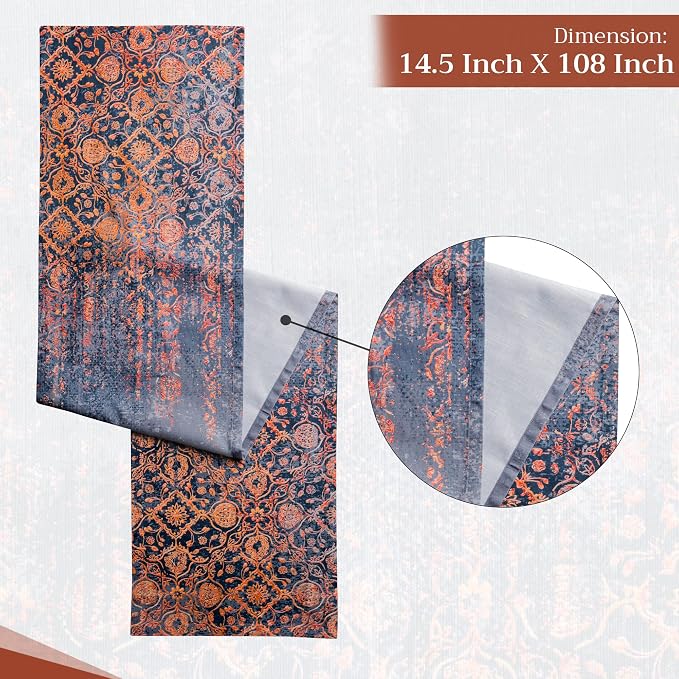 Maison d' Hermine Table Runner 100% Cotton 14.50" x 108" | Table Runners 108 - Image 4