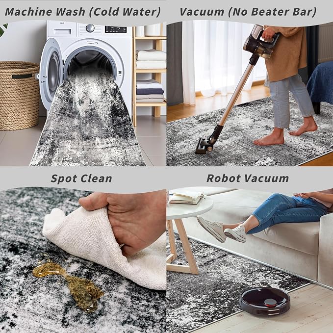 3x10 Washable Hallway Runner Rug - Image 7