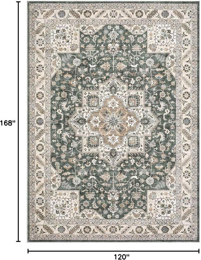 Vintage Living Room Area Rug 10x14 - Image 2