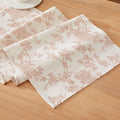 French Pastoral Farmhouse Table Runners, 13x108 Inch Taupe | 100% Organic by Unknown
