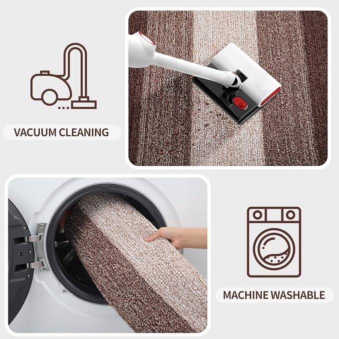 Kitinjoy Indoor Outdoor Door Mat, 40x24 Non-Slip Absorbent Dirt Trapper - Image 5