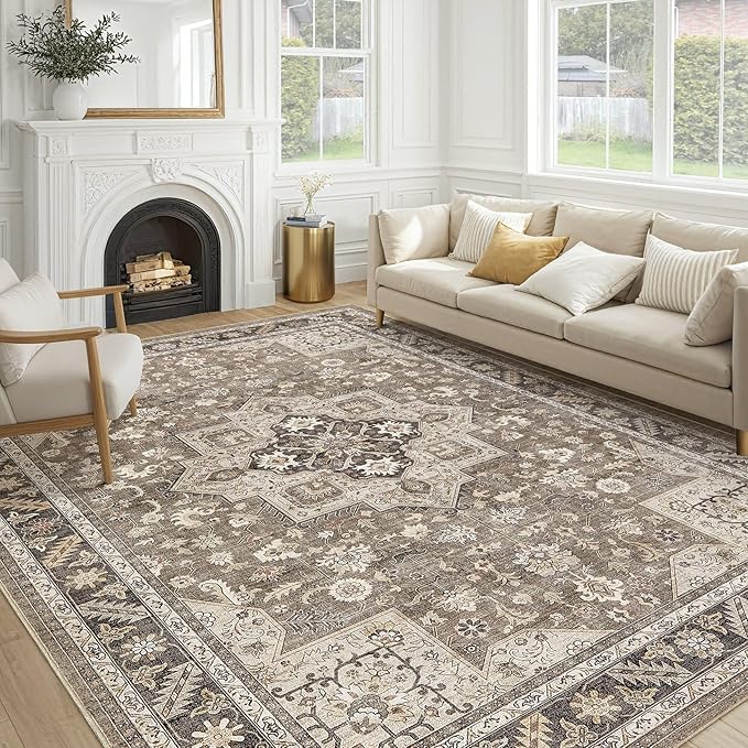 Vintage Living Room Area Rug 10x13 by COTILED
