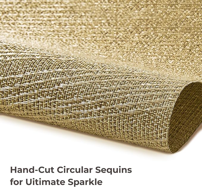 Leetaltree Gold Placemats Set of 8 - Image 7