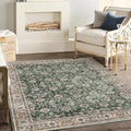 CHAMPLANT Washable Area Rug 4'x6' Vintage Traditional Floor Cover Foldable Thin by CHAMPLANT