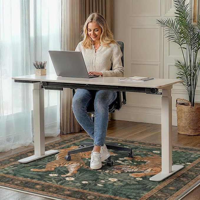 36"x48" Office Chair Mat for Hardwood Tile Floor, Under Desk Carpet Protector - Image 2