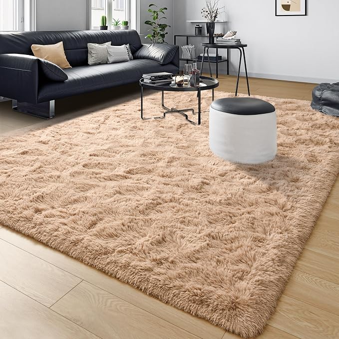 Tepook Super Soft Fluffy Rugs for Bedroom, Shag 5x8 Area Rugs for Living Room - Image 8