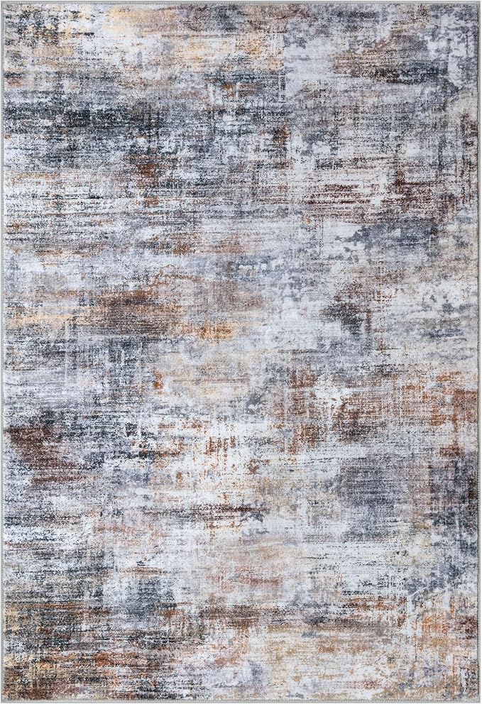 IOHOUZE Abstract Area Rug 4x6 Ft Washable Rugs - Image 9