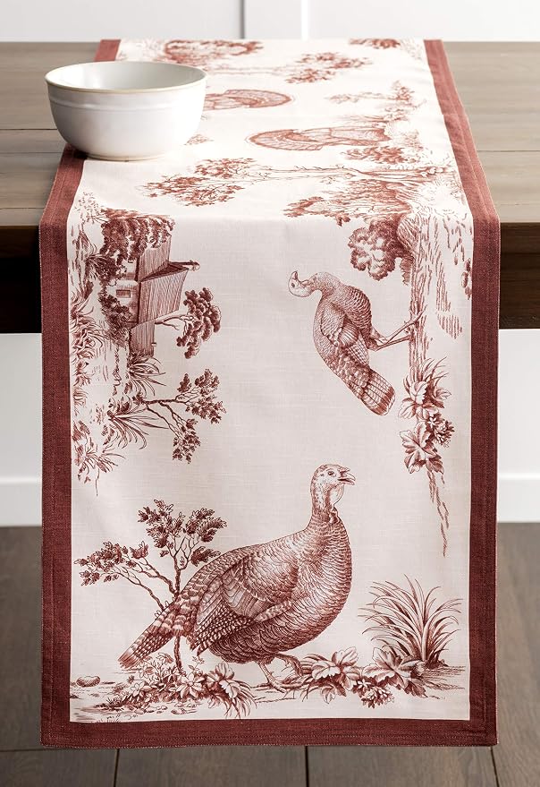 Maison d' Hermine Table Runner 100% Cotton 14.50" x 108" | Table Runners 108 - Image 9